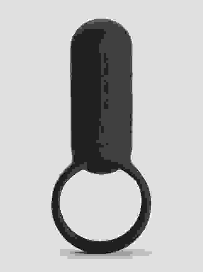 TENGA SVR Smart Vibe Ring Rechargeable Vibrating Cock Ring, Black, hi-res